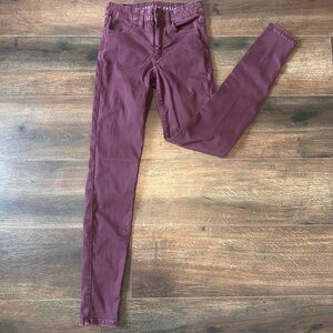American Eagle Outfitters Maroon Pants